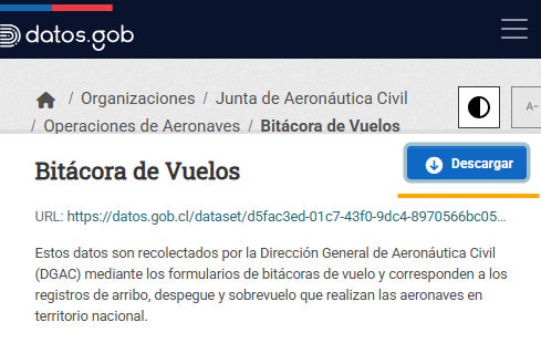 Descargar Archivo Parquet